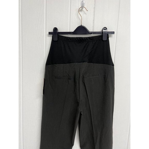 Oh Mamma! Women's Heathered Gray Maternity Dress Pants Size S - Picture 4 of 12